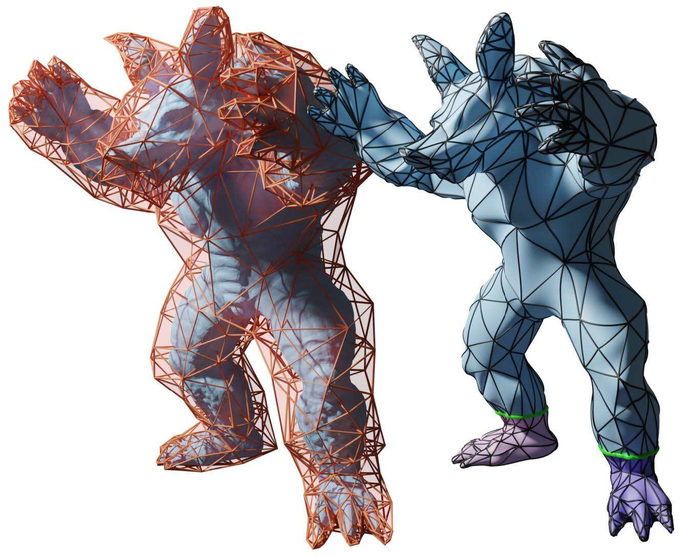 dense vs coarse single-subject aesthetic