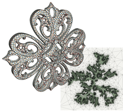 Simplicial Complex Augmentation Framework for Bijective Maps